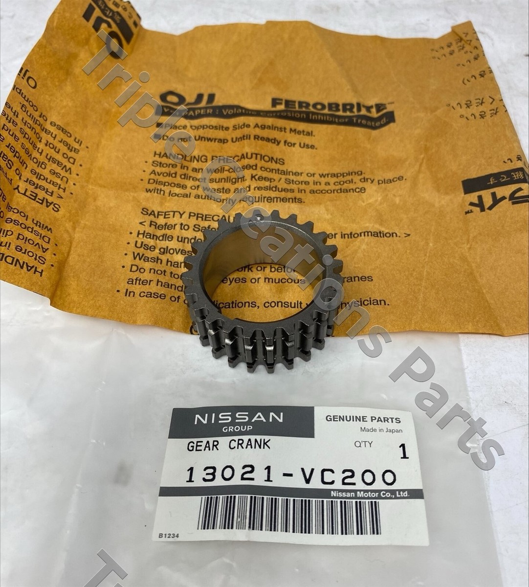 Bánh Răng 2 Tầng Đầu Trục Cơ Mr20 Nissan Teana Mã phụ tùng 13021EN200