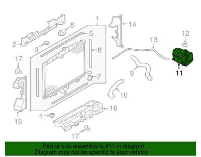 Bình Nước Phụ Nissan X - trail Mã phụ tùng 217114BB0B