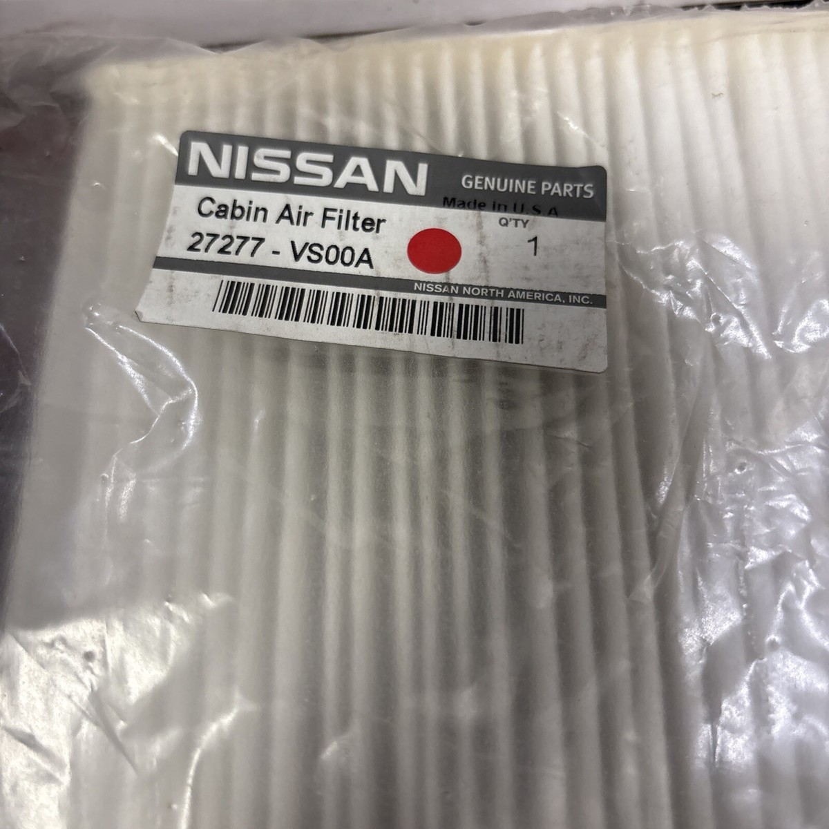 Lọc Gió Điều Hòa Nissan X - trail Mã phụ tùng 27277jn70a2v