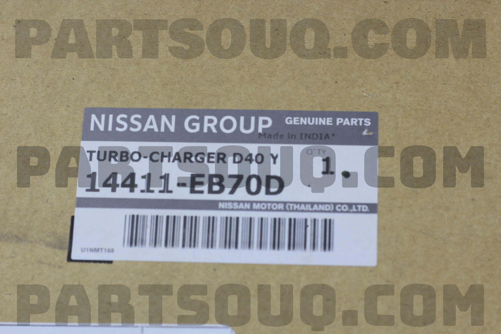 Turbo Nissan Navara Mã phụ tùng 14411EB70D