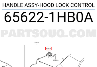 Công Tắc Mở Nắp Bình Xăng Nissan Sunny Mã phụ tùng 656221HB0A