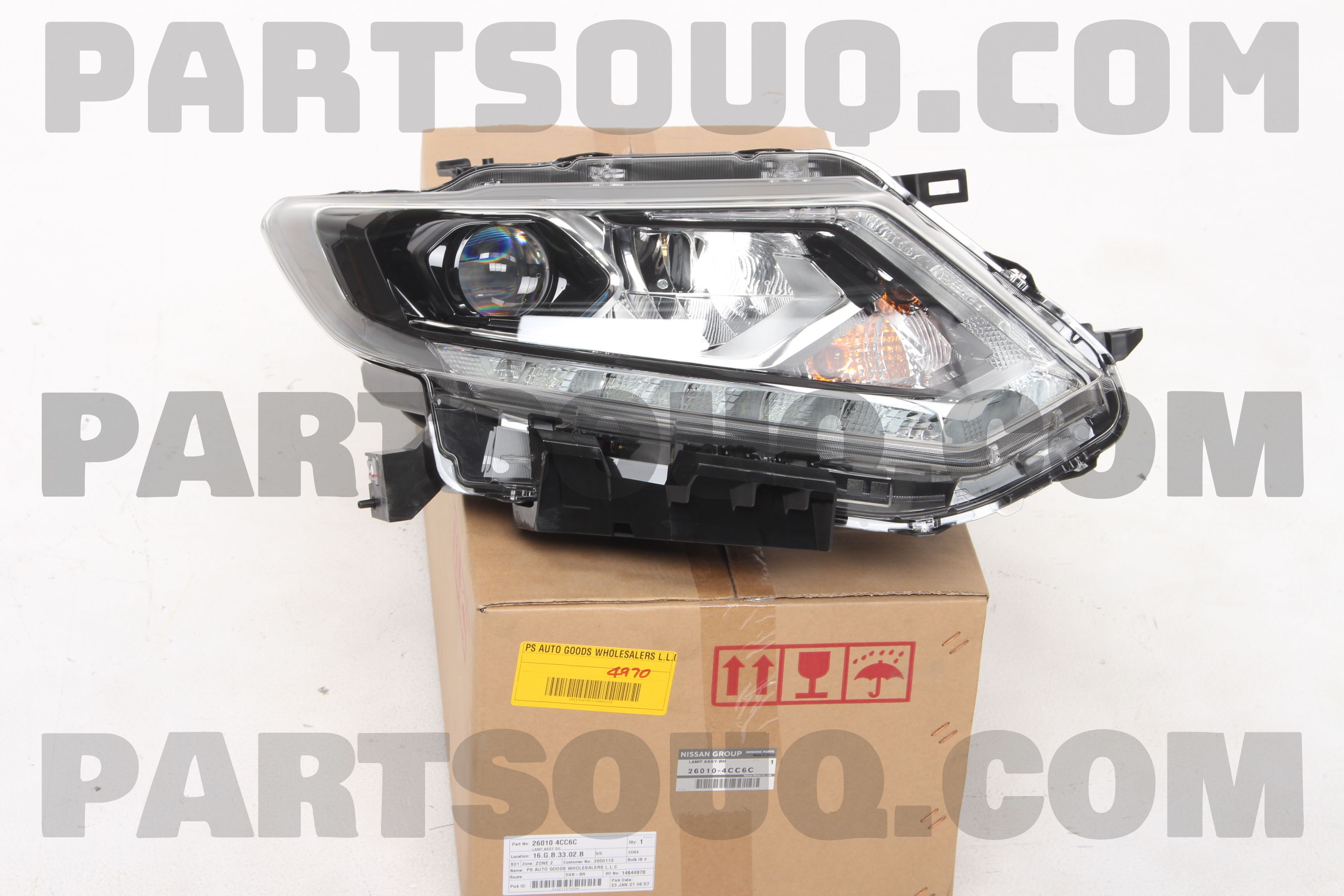 Đèn Pha Phải Có Led Nissan X - trail Mã phụ tùng 260104cc5c
