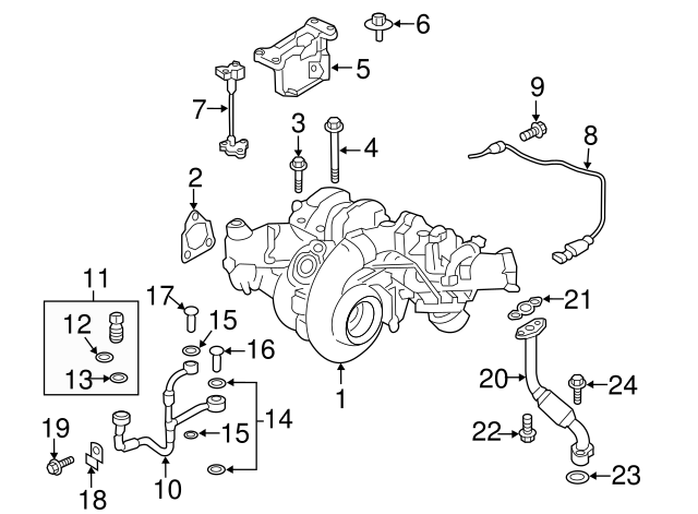 Bơm Nước Động Cơ Nissan Navara Mã phụ tùng 14640EB70A