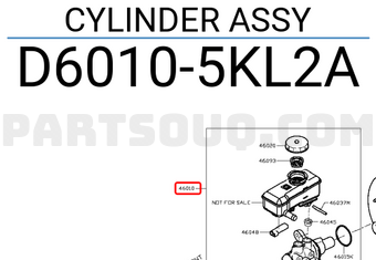 Tổng Phanh Trên Nissan Navara Mã phụ tùng D60105KL2A