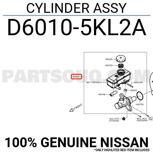 Tổng Phanh Trên Nissan Navara Mã phụ tùng D60105KL2A