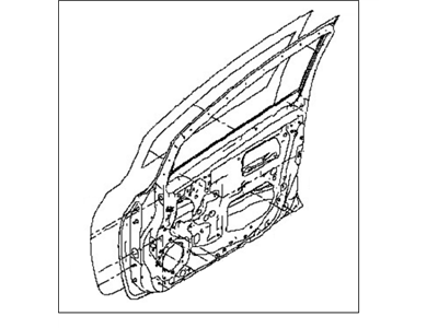 Cánh Cửa Trước Phải Nissan Navara Mã phụ tùng 80100JR030