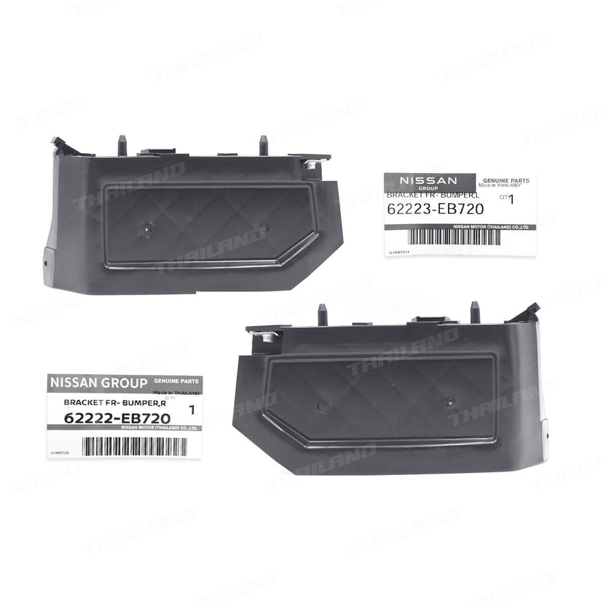 Nẹp Cài Cản Trước Phải Nissan Navara Mã phụ tùng 62222EB720