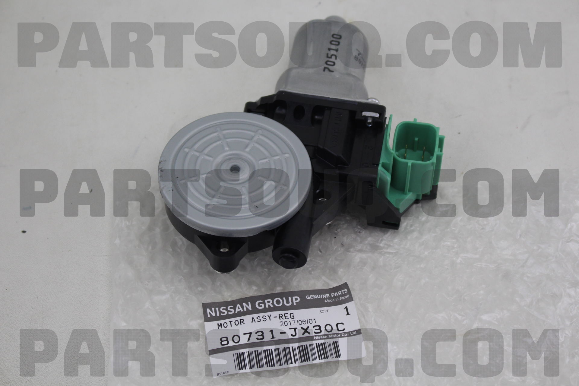 Mô Tơ Nâng Hạ Kính Cánh Cửa Trước Trái Nissan Navara Mã phụ tùng 80731JX30C