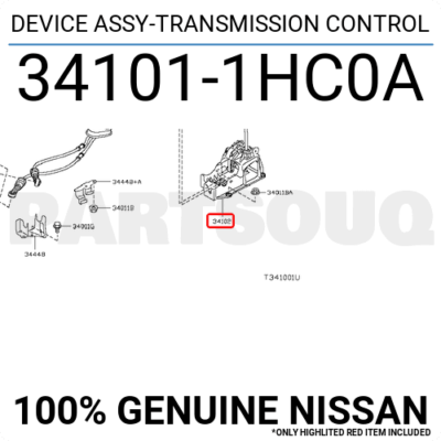 Cơ Cấu Đi Số Sàn Nissan Sunny Mã phụ tùng 341011hc0a