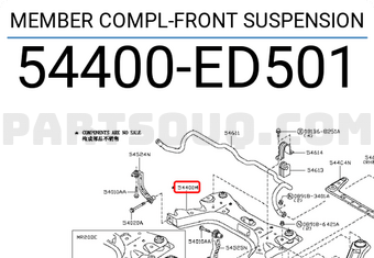 Giá Đỡ Động Cơ Nissan Livina OEM 54400ED501