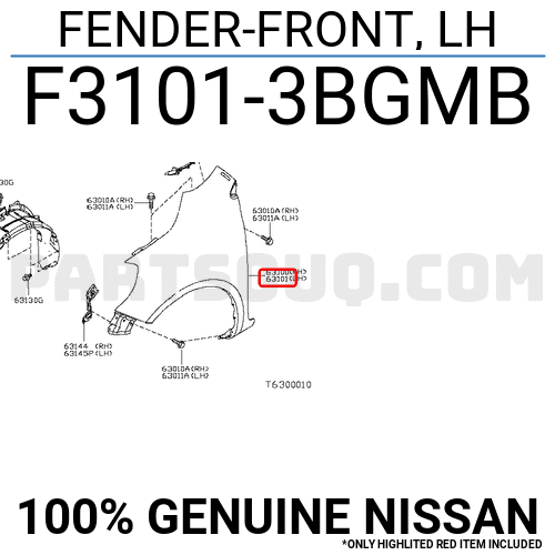 Tai Xe Trái Nissan Sunny OEM F31013BGMB