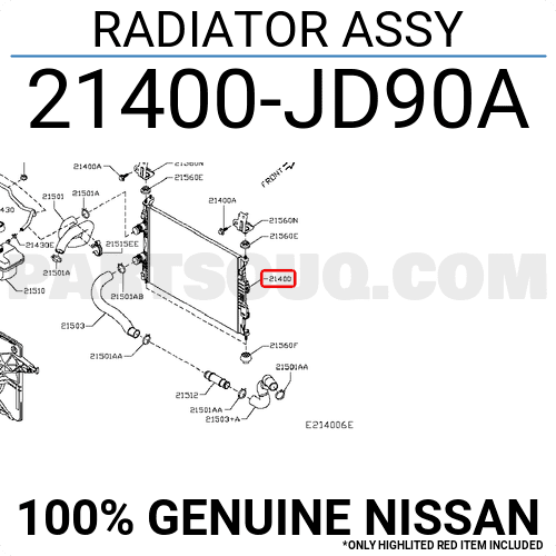 Két Nước Mcvt Nissan Qashqai Mã phụ tùng 21400JD90A