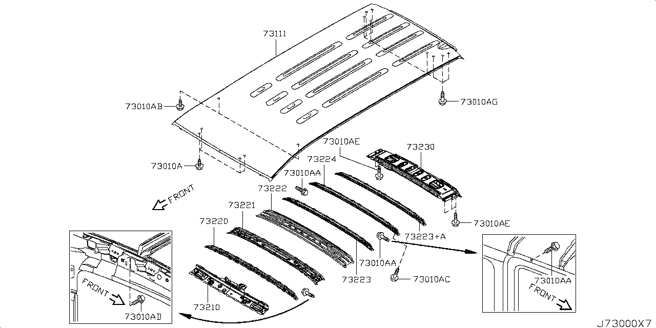 Két Nước Mcvt Nissan Qashqai OEM 73221
