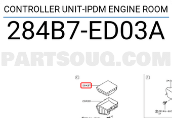 Hộp Cầu Chì Tổng Khoang Động Cơ Nissan Livina Mã phụ tùng 284B7ED03A