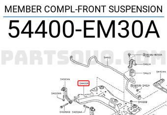 Giá Đỡ Động Cơ Nissan Livina Mã phụ tùng 54400EM30A