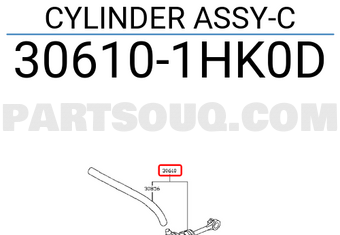 Tổng Côn Trên Nissan Sunny Mã phụ tùng 306101HK0A
