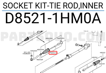 Rotuyn Lái Trong Nissan Sunny OEM D85211HM0A-OE