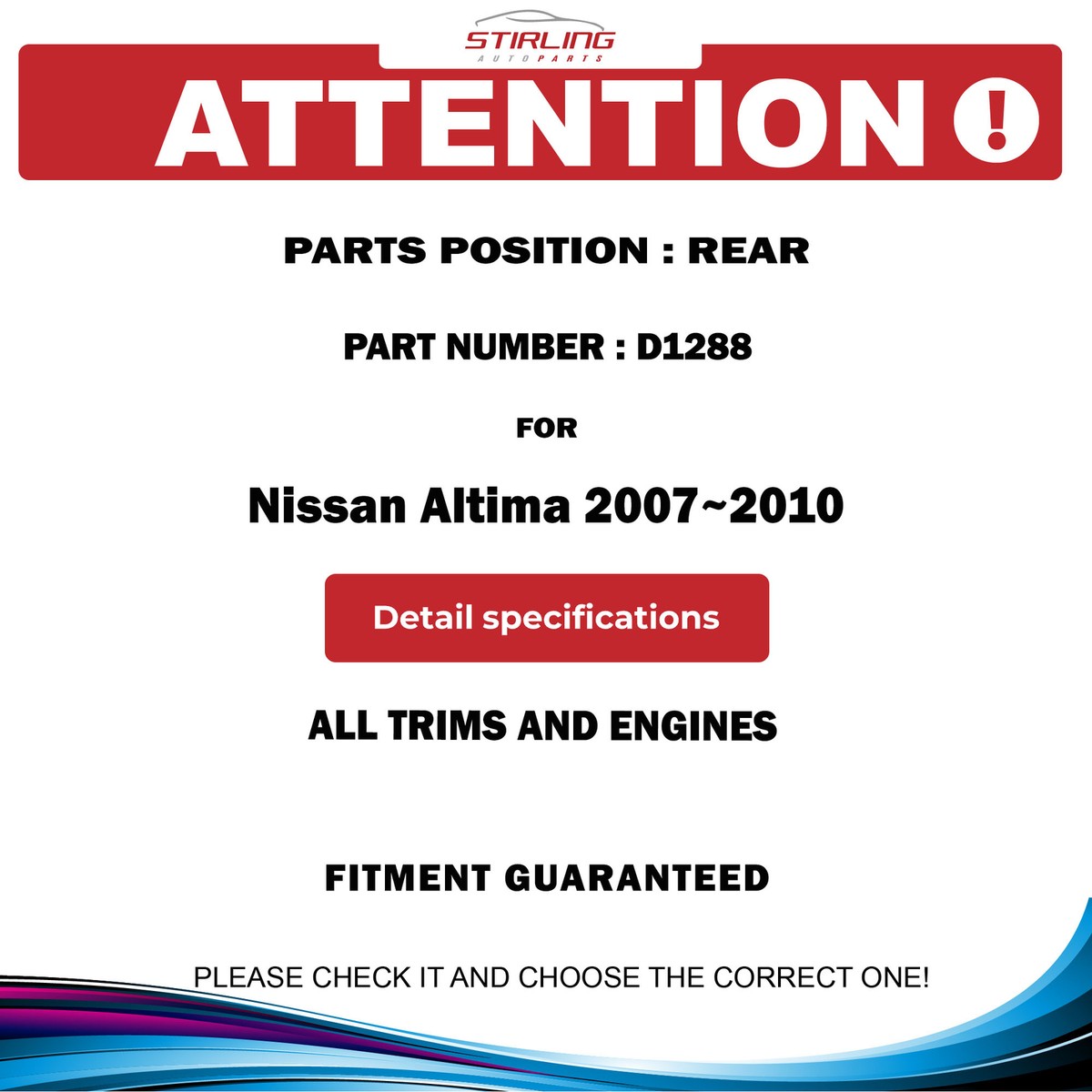 Má Phanh Trước Nissan Bluebird OEM D1288M