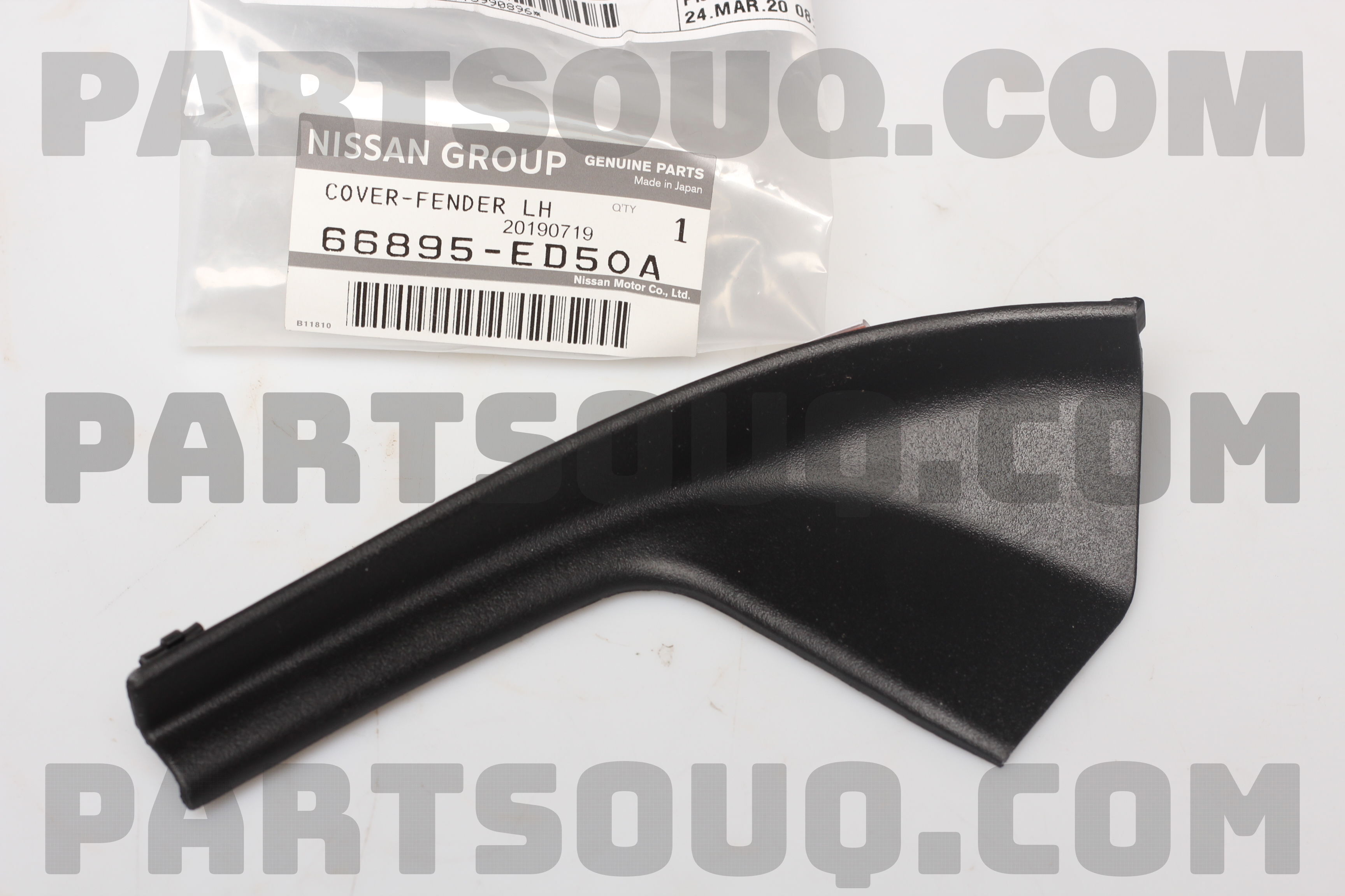 Ốp Góc Chân Kính Trái Nissan Tida Mã phụ tùng 66895ed500