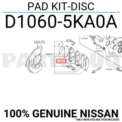 Má Phanh Trước Nissan Bluebird OEM D1060ED51A-OE