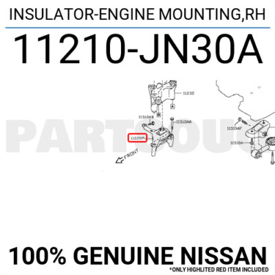Chân Máy Trước Phải Nissan Teana Mã phụ tùng 11210JN30A