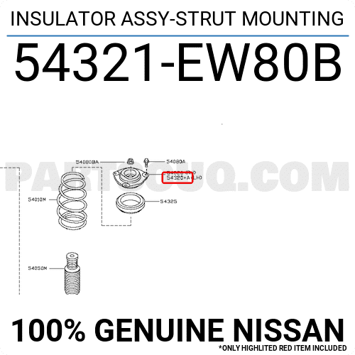 Bát Bèo Giảm Sóc Trước -L Nissan Livina Mã phụ tùng 54321ew80b