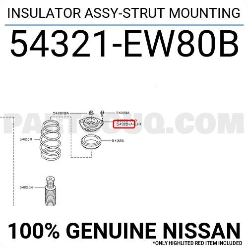 Bát Bèo Giảm Sóc Trước -L Nissan Tida Mã phụ tùng 54321ew80b