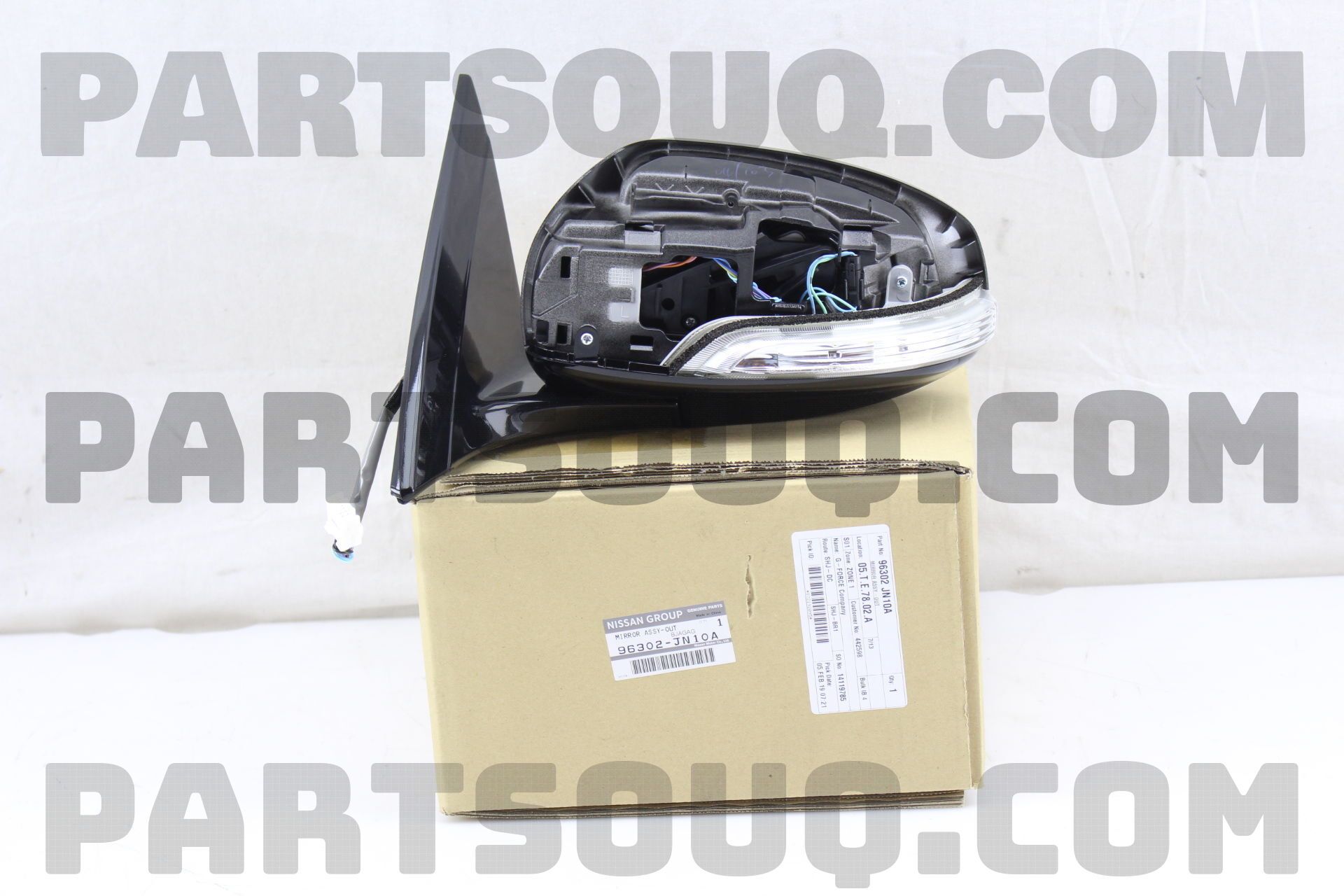 Gương Chiếu Hậu - L (9 Giắc) Nissan Teana Mã phụ tùng 96302JN10A