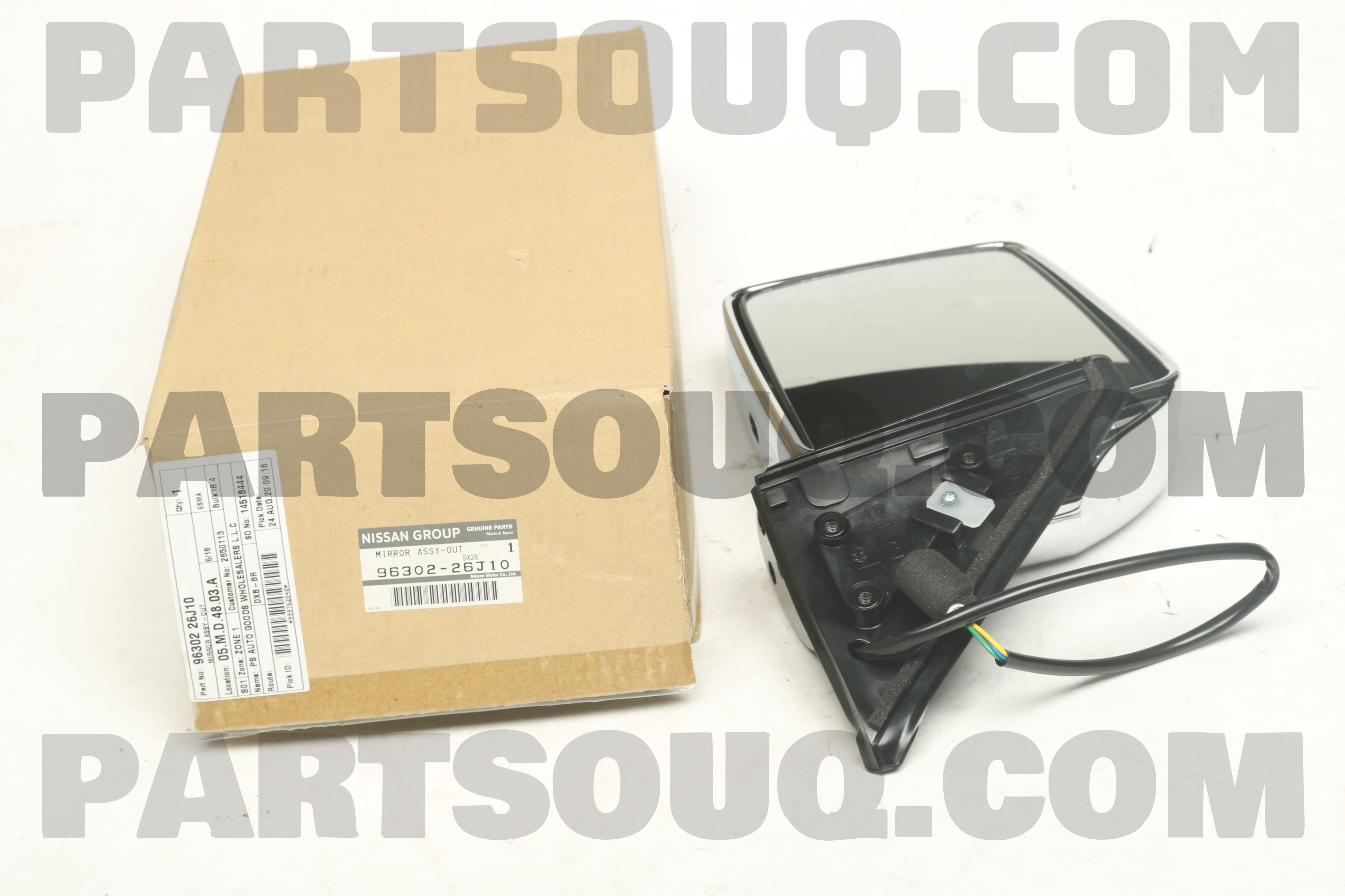 Gương Chiếu Hậu - L (9 Giắc) Nissan Teana Mã phụ tùng 96302JN10A