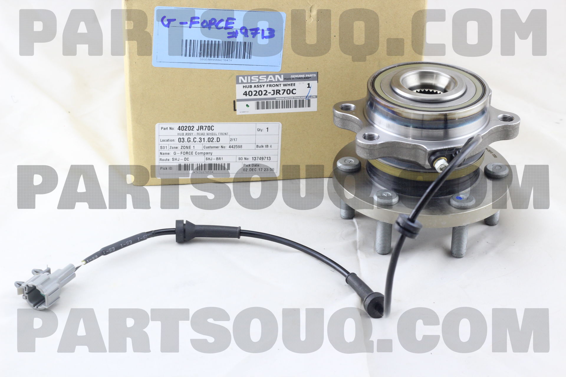 Bi May Ơ Trước Nissan Navara Mã phụ tùng 40202JR70B