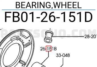 Bi May Ơ Trước Mazda Mazda 6 Mã phụ tùng FB0126151D