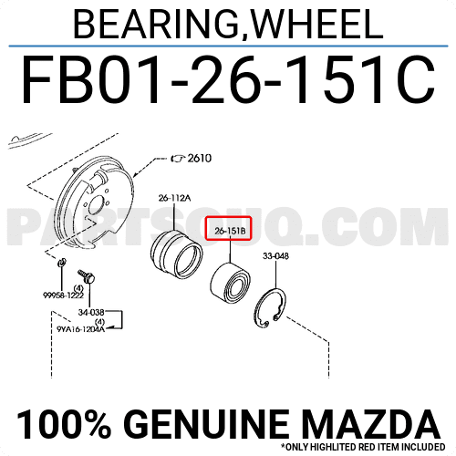 Bi May Ơ Trước Mazda Mazda 6 OEM FB0126151C
