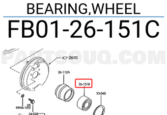 Bi May Ơ Trước Mazda Mazda 6 OEM FB0126151C