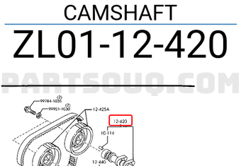 Trục Cam Hút Mazda 323 Mã phụ tùng ZL0112420