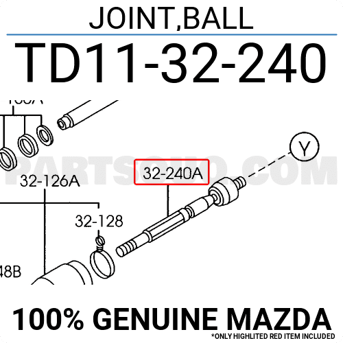 Rotuyn Lái Trong Mazda CX-9 Mã phụ tùng TD1132240