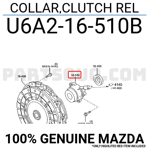 Bi Tê Trợ Lực Dầu Mazda BT-50 Mã phụ tùng U6A216510B