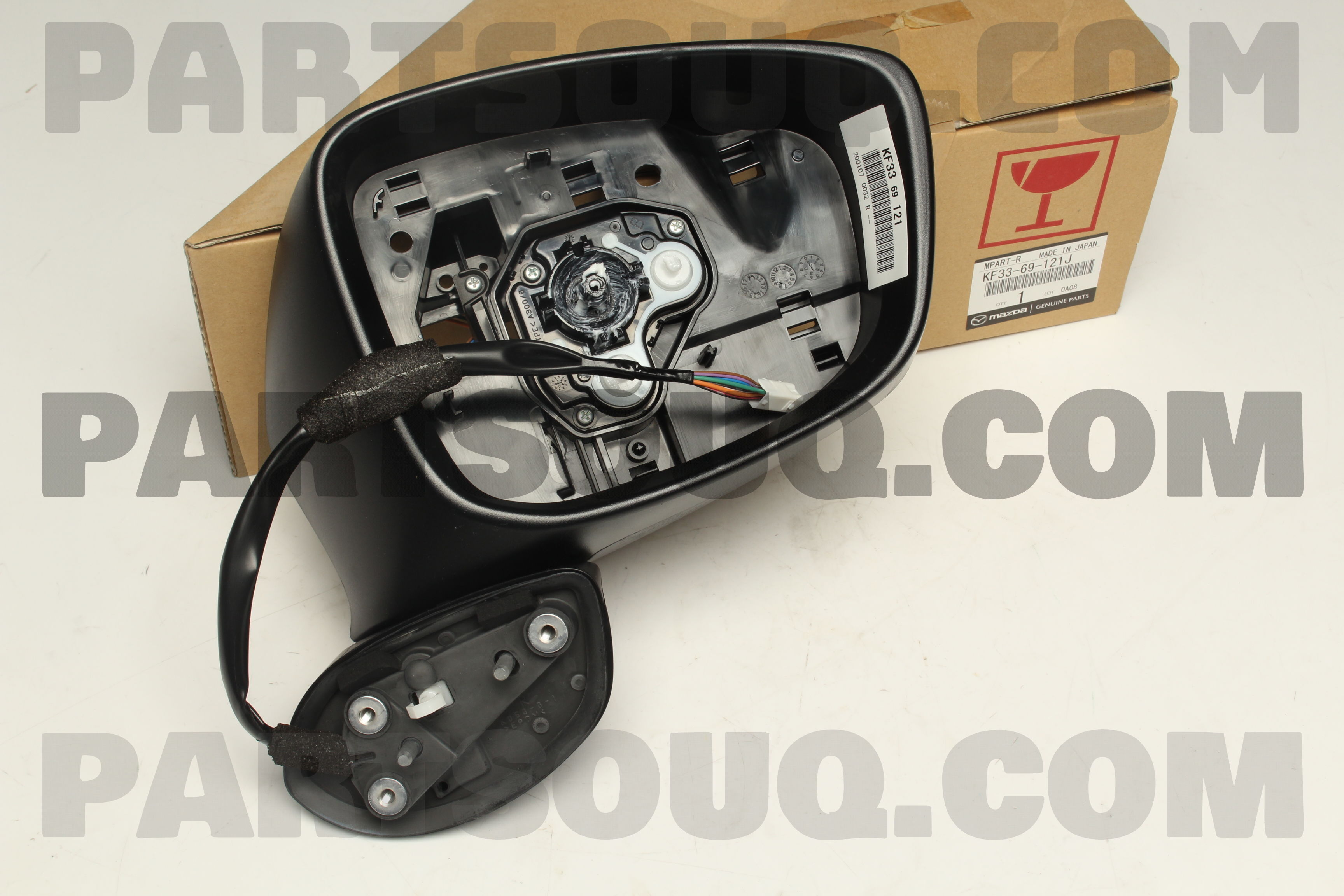 Gương Chiếu Hậu Phải - 8 Giắc Điện Mazda CX-5 Mã phụ tùng KF3369121J