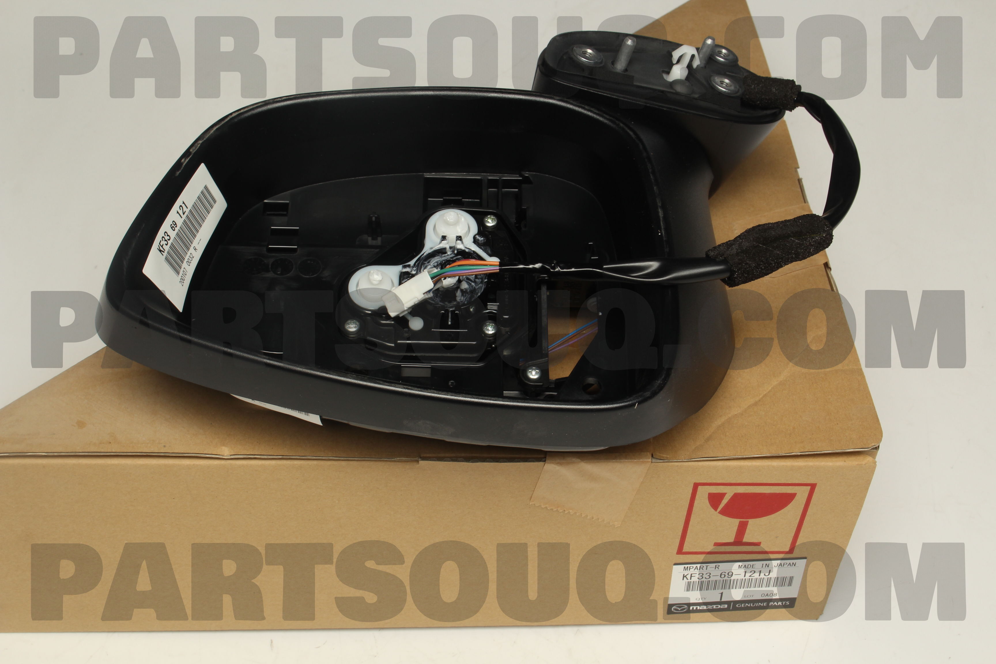 Gương Chiếu Hậu Phải - 8 Giắc Điện Mazda CX-5 OEM KF3369121J-QXP