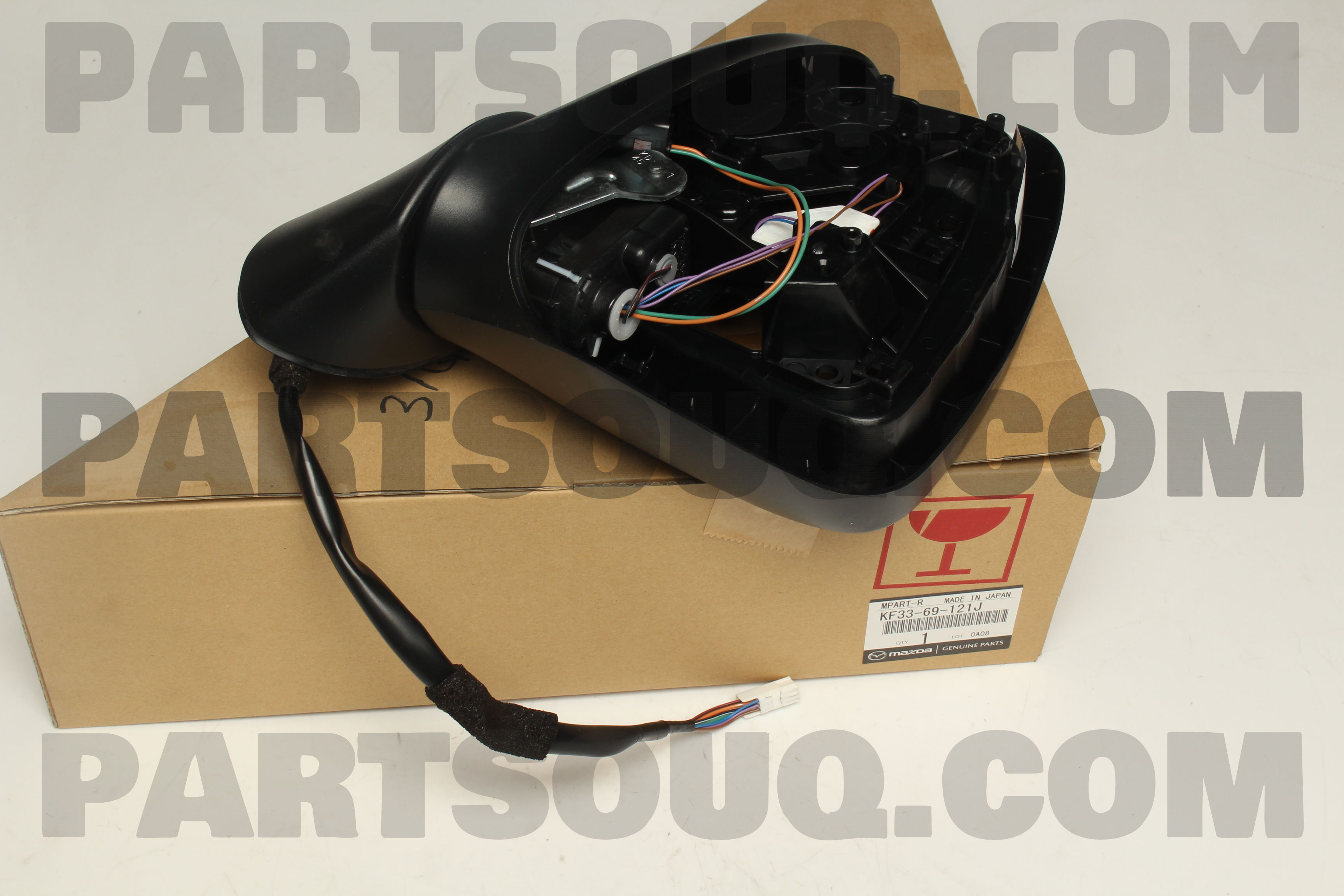 Gương Chiếu Hậu Phải - 8 Giắc Điện Mazda CX-5 OEM KF3369121J-QXP