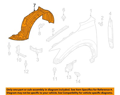 Lòng Dè Chắn Bùn Trái / Chắn Bùn Lòng Dè Trái Mazda Mazda 3 Mã phụ tùng B45A56140H