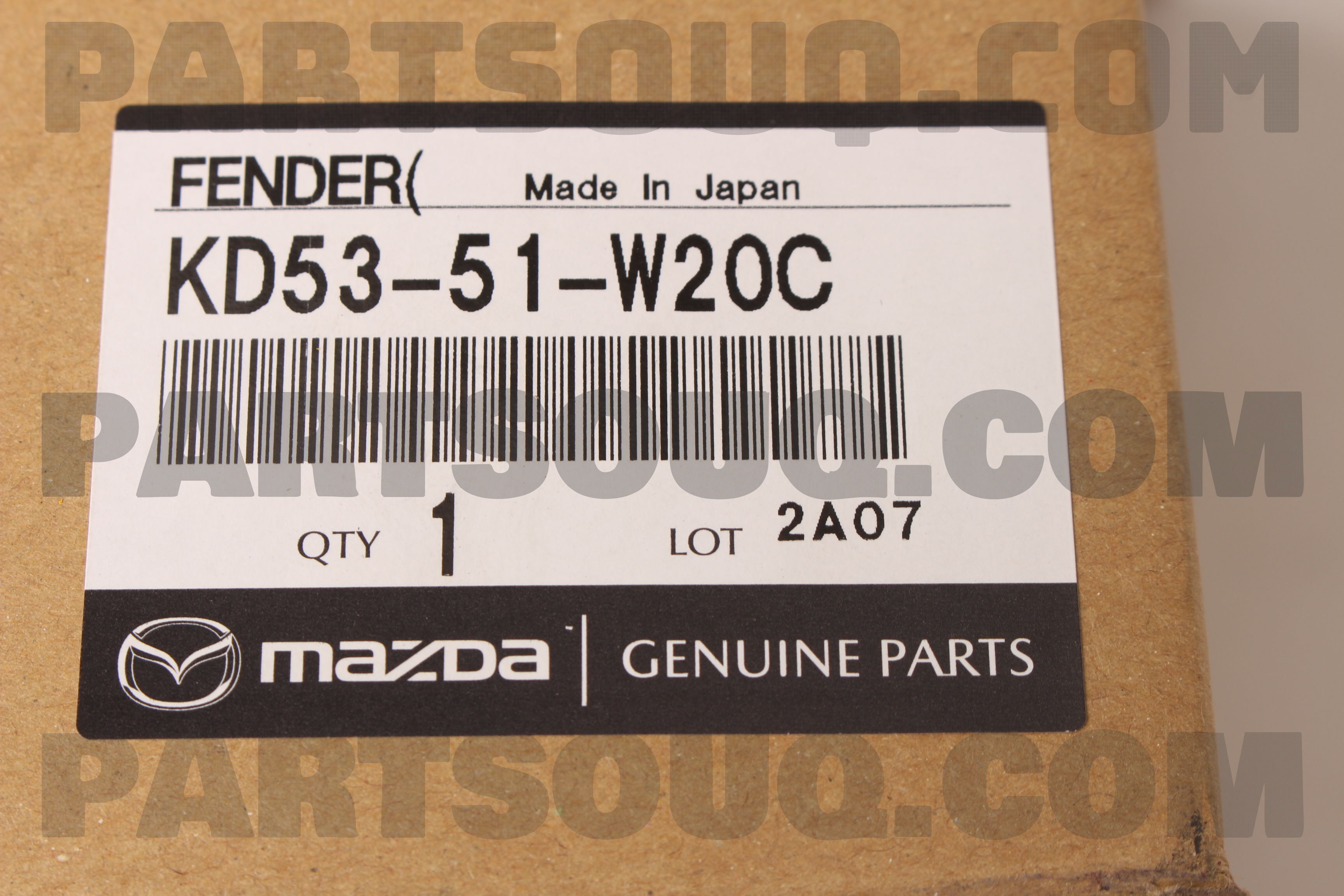 Viền Tai Xe Phải Mazda CX-5 Mã phụ tùng KD5351W20C