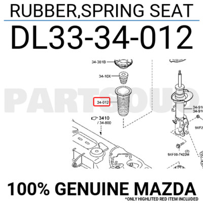 Gương Chiếu Hậu Phải - Không Ốp Gương Mazda Mazda 2 Mã phụ tùng DL336912ZD