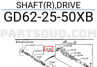 Láp Ngoài 28 X 33 Mazda Mazda 6 Mã phụ tùng GD622550XB
