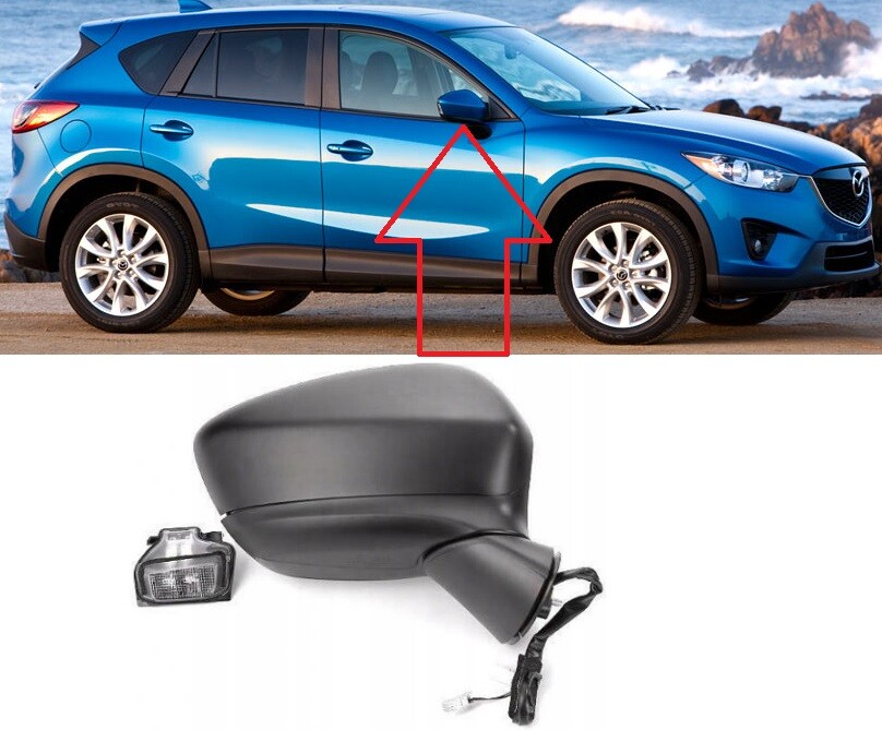 Mặt Gương Trái Mazda Mazda 3 Mã phụ tùng KD53691G7B