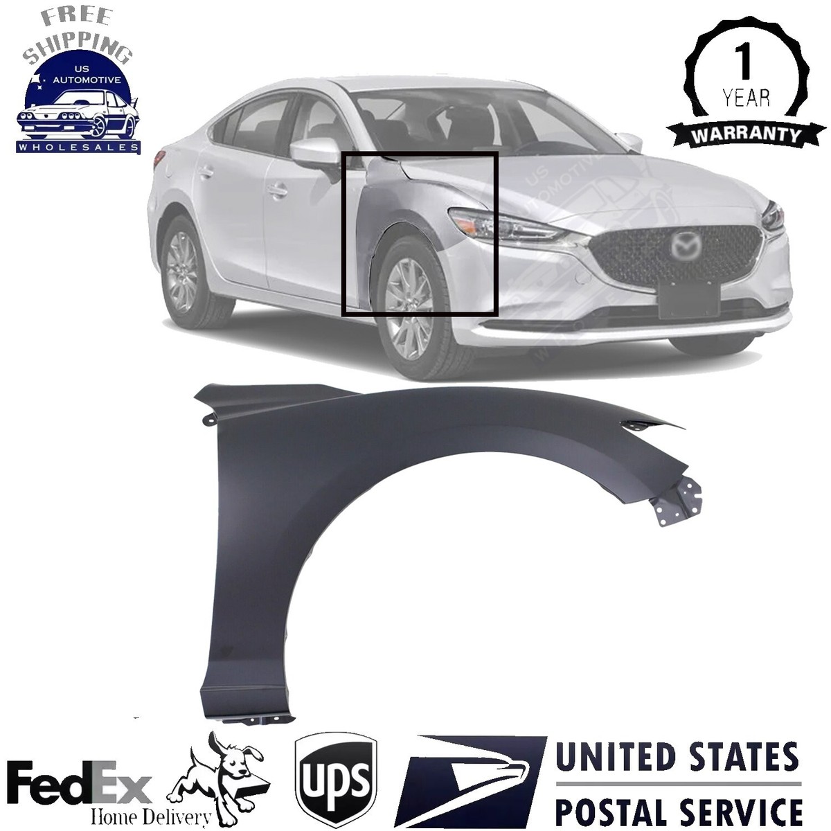 Tai Xe Phải Mazda Mazda 6 Mã phụ tùng GHP952111A