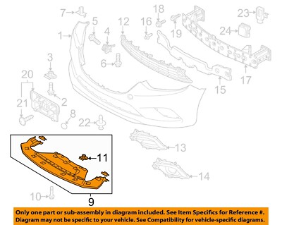 Chắn Bùn Gầm Máy Động Cơ Mazda Mazda 6 Mã phụ tùng GHP9500S0