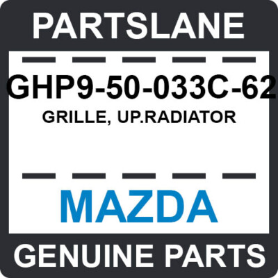 Nhựa Ốp Cản Trước Mazda Mazda 6 Mã phụ tùng GHP950033C62