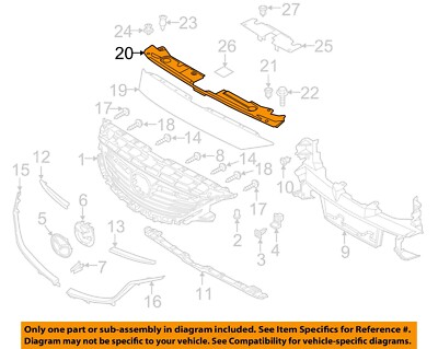 Nhựa Ốp Che Khóa Ca Pô Trước Mazda Mazda 6 Mã phụ tùng GHP950717C