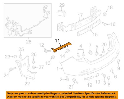 Nẹp Cài Cản Sau Trái Mazda Mazda 6 Mã phụ tùng GJR9502J1