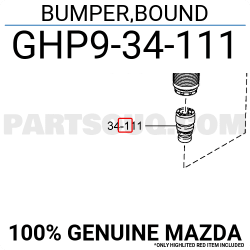 Tăm Bông Giảm Xóc Trước Mazda CX-5 Mã phụ tùng GHP934111